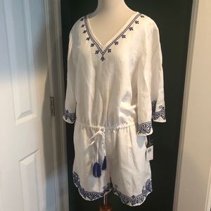 NWT linen Ralph Lauren romper.